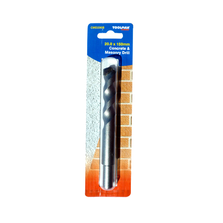 Masonry Drill Bit 20.0mm x 150mm For Concrete Toolpak 